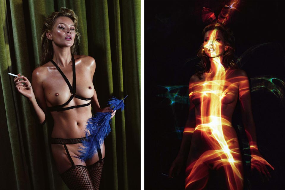 Earlier this week some images of Kate Moss' upcoming spread in Playboy were teased