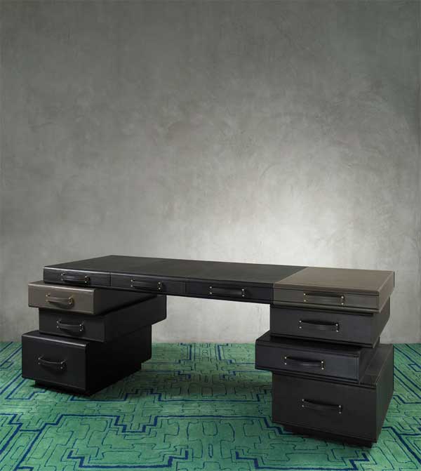 A-Desk-of-Briefcases