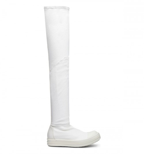 rick owens thigh high sneaker boots